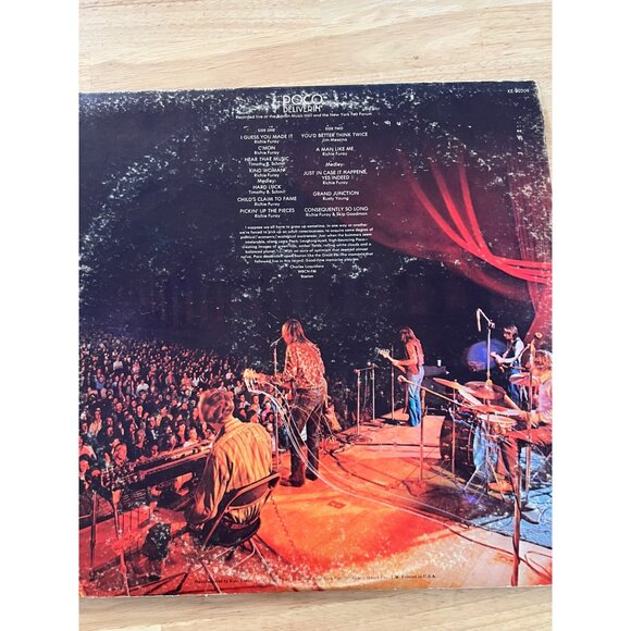 Poco "Deliverin" Vinyl Record LP Epic KE 30209 First Pressing - Picture 2 of 8